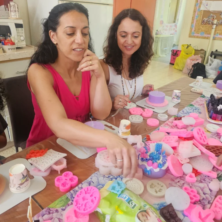 סדנאת עוגנת נרות בנטו (32)