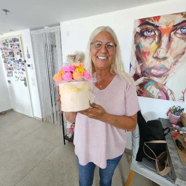 סדנת זרי פרחים מנרות (2)