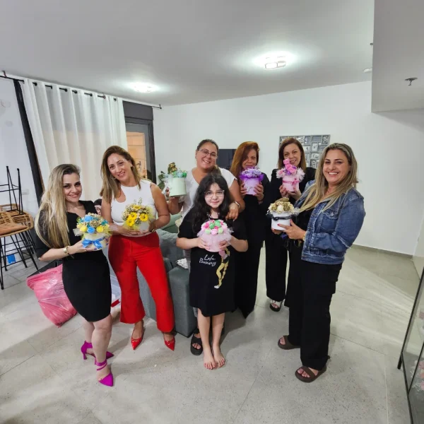 סדנת זרי פרחים מנרות (23)